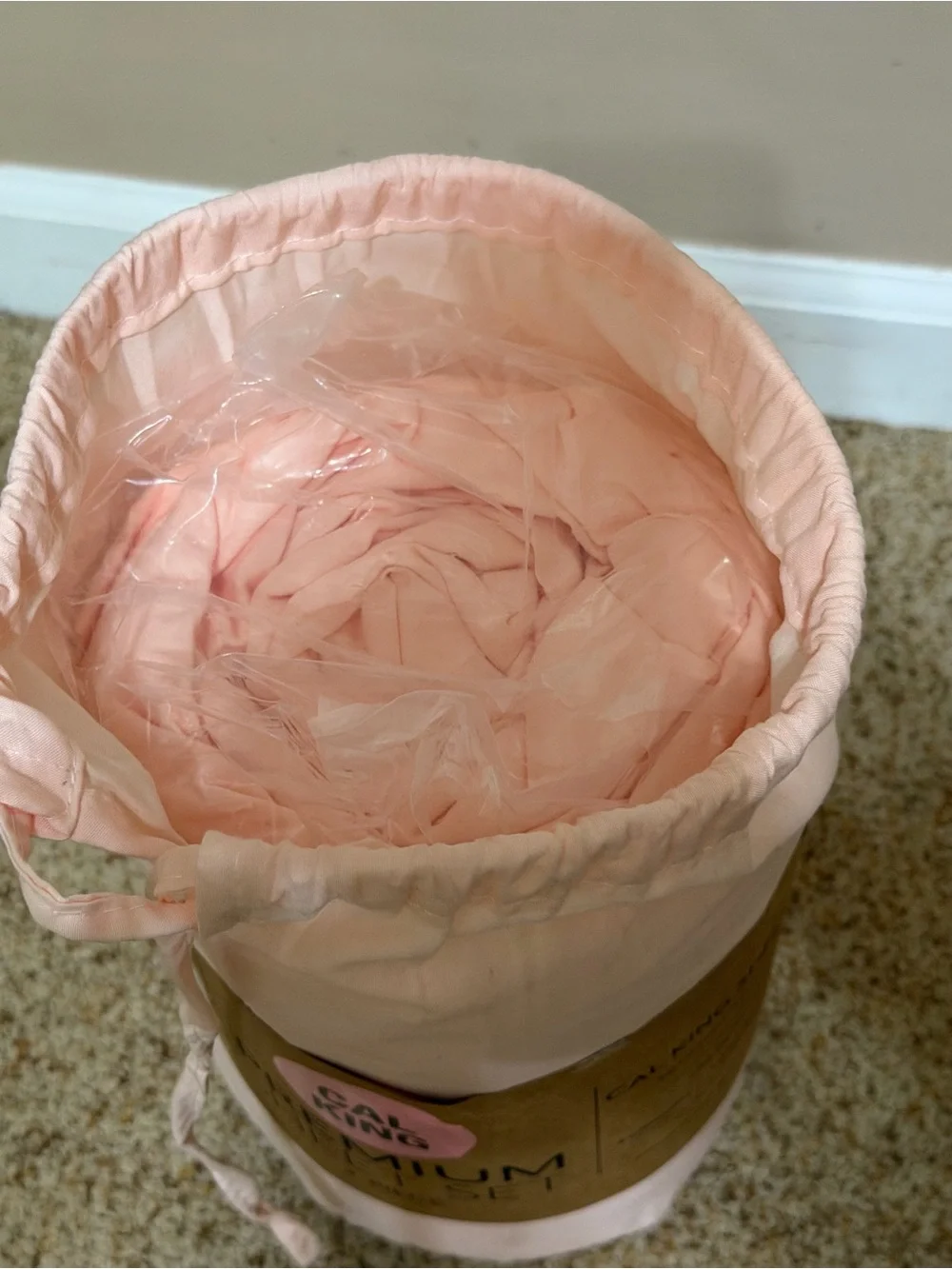 Soft Pink Sheet Set-Cali King